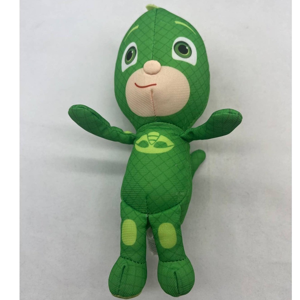 PJ Masks Gekko Plush Green Lizard Superhero Stuffed Animal Disney Junior Toy